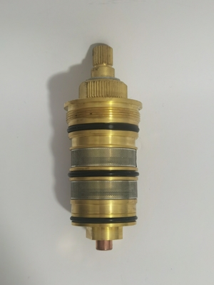 125g válvula de mezcla elegante de cobre amarillo 3/8&quot; el 1/2” 3/4&quot; cartucho termostático del golpecito