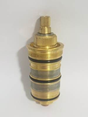 Válvula de mezcla elegante de cobre amarillo EN817, filtro SUS304