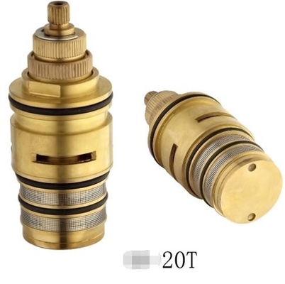 Cartucho de cobre amarillo de la válvula termostática del reemplazo de NBR aprisa abierto