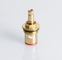 Cartucho termostático de cobre amarillo del golpecito del hilo G1/2 para el golpecito de mezclador